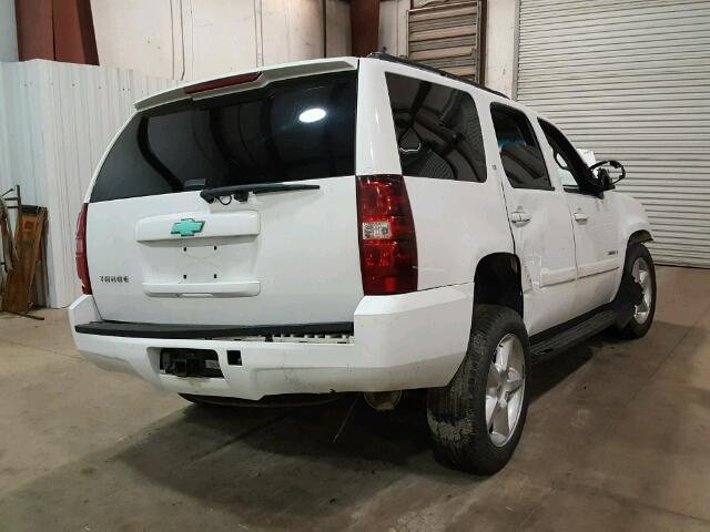 1GNFC13J68R163214 - 2008 CHEVROLET TAHOE C150 WHITE photo 4