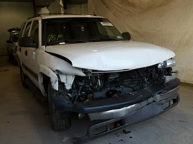 1GNEK13T45J240253 - 2005 CHEVROLET TAHOE K150 WHITE photo 1