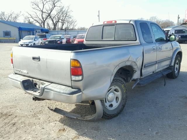 5TBRN341X4S445452 - 2004 TOYOTA TUNDRA ACC SILVER photo 4