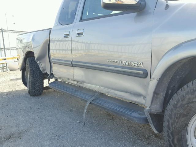 5TBRN341X4S445452 - 2004 TOYOTA TUNDRA ACC SILVER photo 9