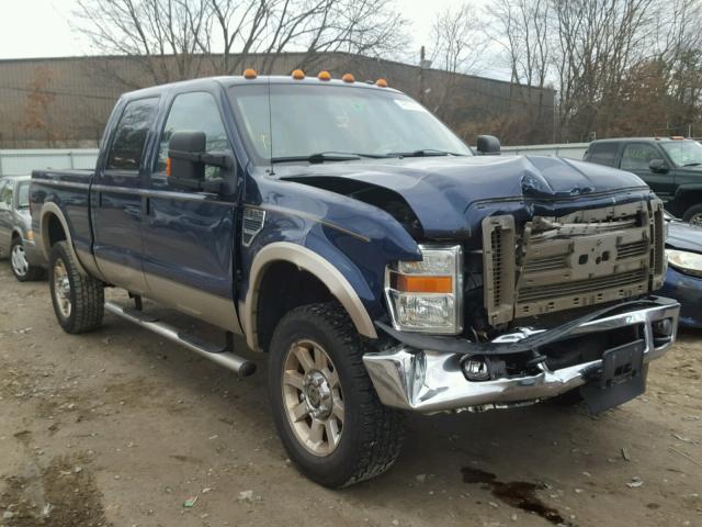 1FTWW315X8EC49022 - 2008 FORD F350 SRW S BLUE photo 1