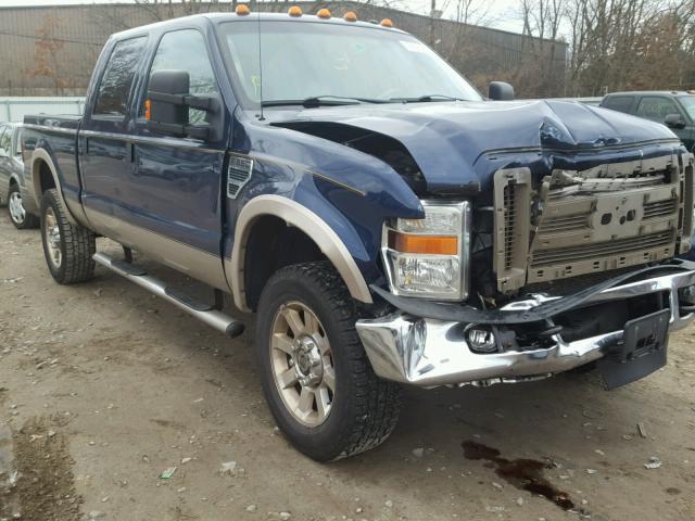 1FTWW315X8EC49022 - 2008 FORD F350 SRW S BLUE photo 9