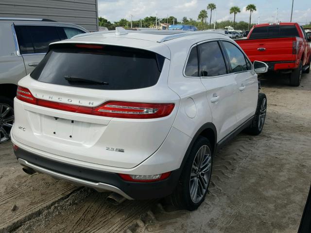 5LMTJ2AH2FUJ42306 - 2015 LINCOLN MKC WHITE photo 4