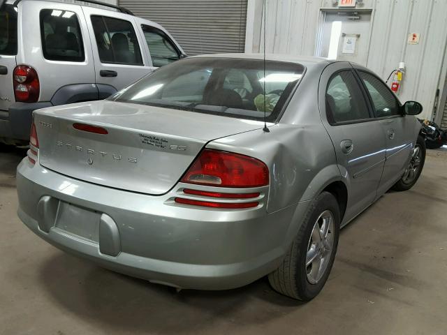 1B3EL56R84N312500 - 2004 DODGE STRATUS ES GRAY photo 4