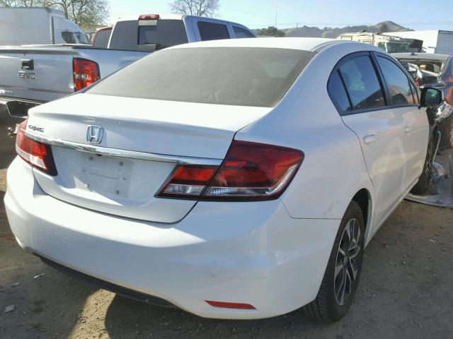 19XFB2F98DE214527 - 2013 HONDA CIVIC EXL WHITE photo 4