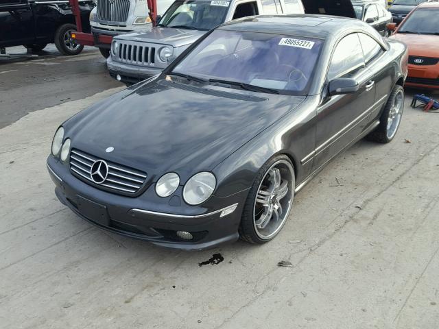 WDBPJ75J72A030632 - 2002 MERCEDES-BENZ CL 500 CHARCOAL photo 2