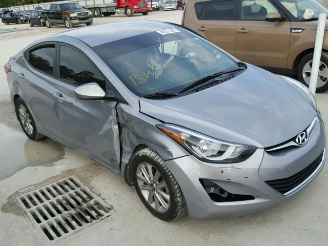 5NPDH4AE4GH654833 - 2016 HYUNDAI ELANTRA SE GRAY photo 1