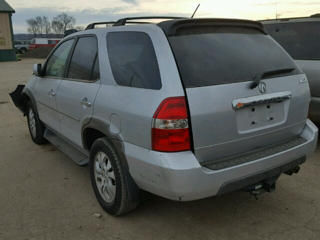 2HNYD189X3H506168 - 2003 ACURA MDX TOURIN SILVER photo 3