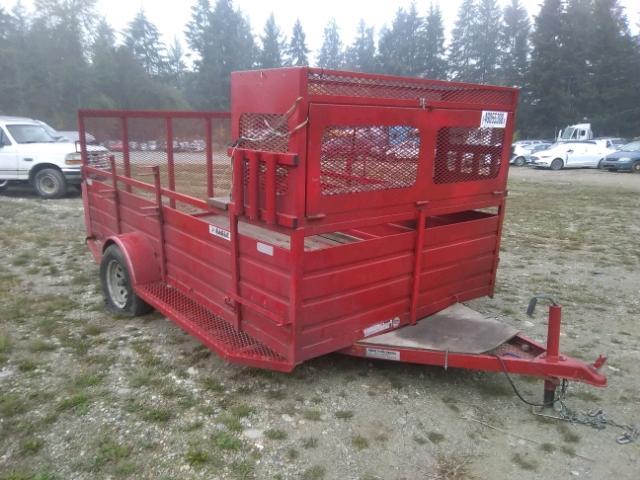 184BU1210JC023804 - 2017 UTILITY TRAILER RED photo 1