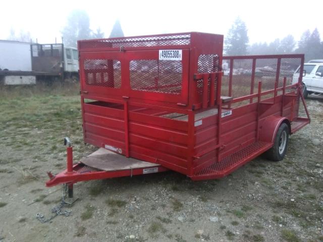 184BU1210JC023804 - 2017 UTILITY TRAILER RED photo 2