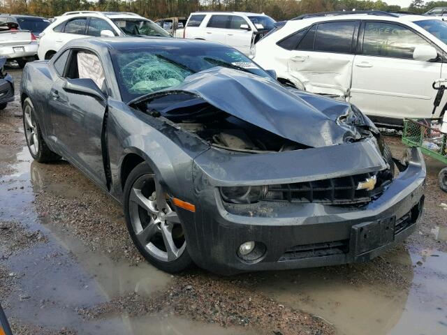 2G1FC1E35D9198492 - 2013 CHEVROLET CAMARO LT GRAY photo 1