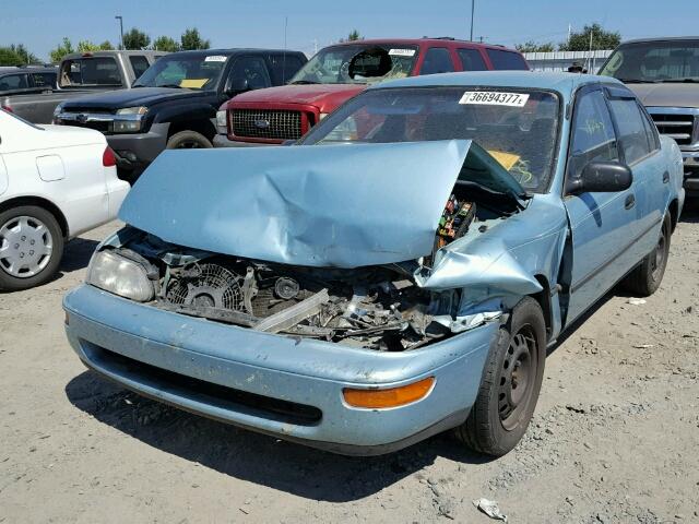 1NXAE09B0SZ286014 - 1995 TOYOTA COROLLA LE BLUE photo 2