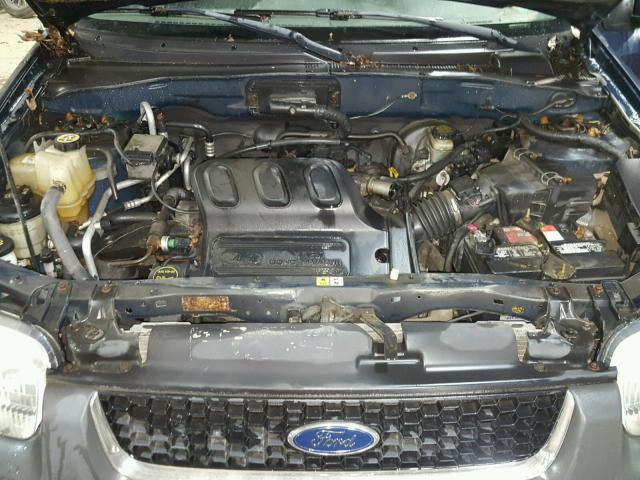 1FMYU93103KD08600 - 2003 FORD ESCAPE XLT BLUE photo 7