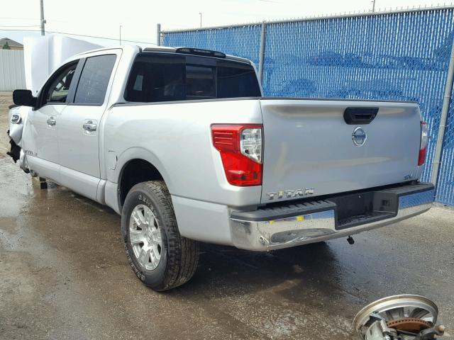 1N6AA1EK7HN552981 - 2017 NISSAN TITAN S SILVER photo 3