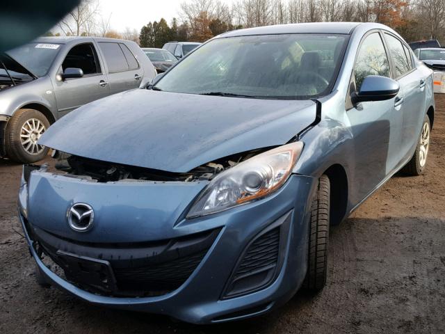 JM1BL1UGXB1476556 - 2011 MAZDA 3 I BLUE photo 2