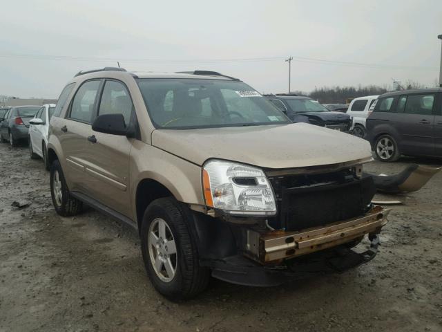 2CNDL23F486336124 - 2008 CHEVROLET EQUINOX LS TAN photo 1