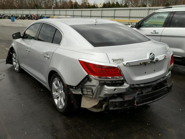 1G4GC5EG9AF175947 - 2010 BUICK LACROSSE C SILVER photo 3