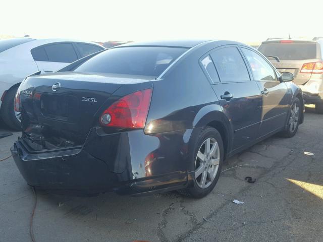 1N4BA41E64C867159 - 2004 NISSAN MAXIMA SE BLACK photo 4