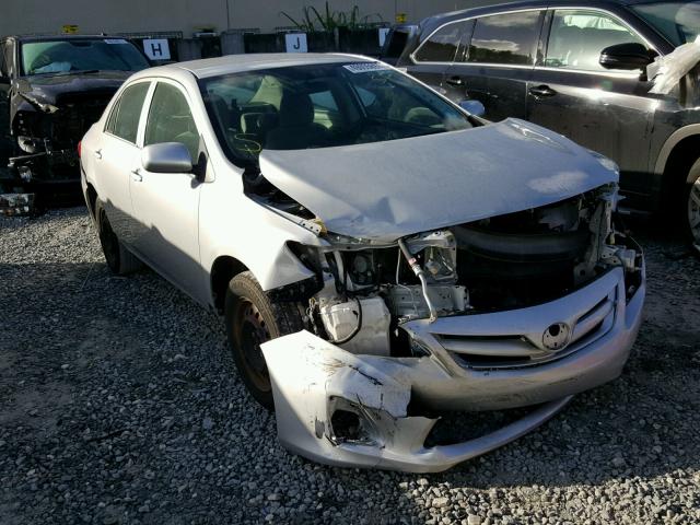 2T1BU4EE6DC977695 - 2013 TOYOTA COROLLA BA SILVER photo 1