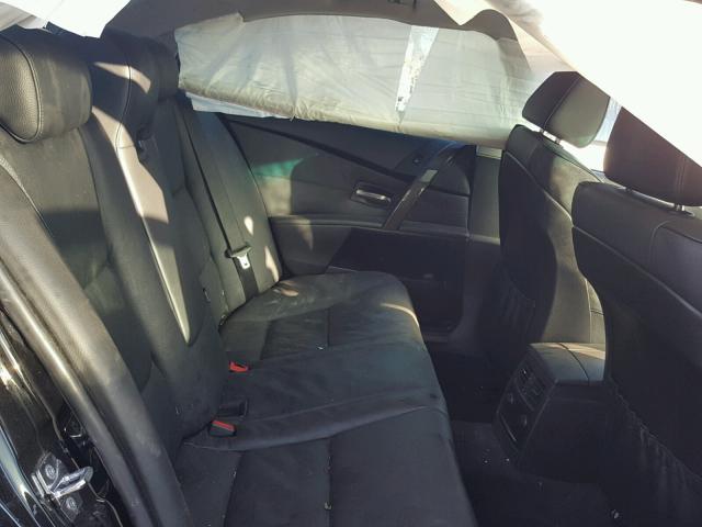 WBANE53516CK81435 - 2006 BMW 525 I BLACK photo 6