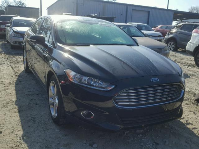 3FA6P0HD1GR391284 - 2016 FORD FUSION SE BLACK photo 1