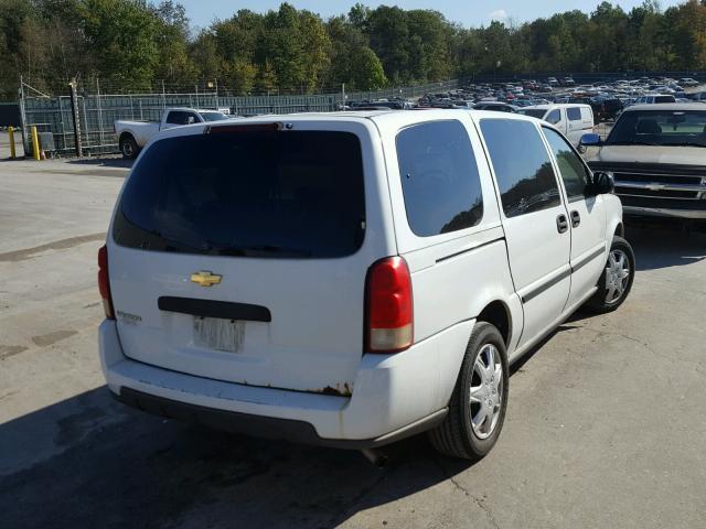 1GNDV03L45D208642 - 2005 CHEVROLET UPLANDER WHITE photo 4