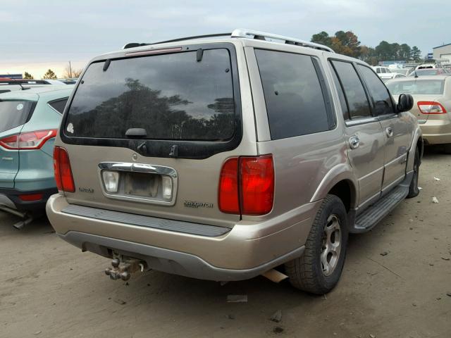 5LMEU27RX2LJ07142 - 2002 LINCOLN NAVIGATOR ოქროსფერი ფოტო 4