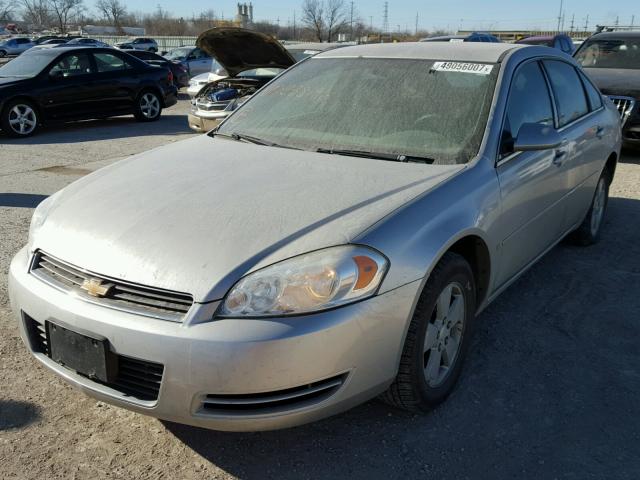 2G1WT58N479238196 - 2007 CHEVROLET IMPALA LT SILVER photo 2