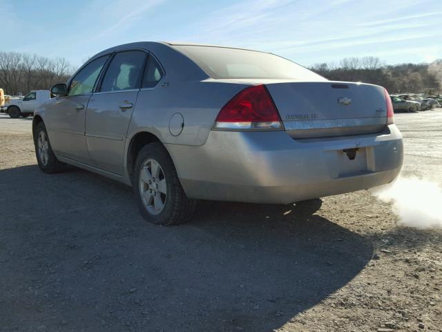 2G1WT58N479238196 - 2007 CHEVROLET IMPALA LT SILVER photo 3