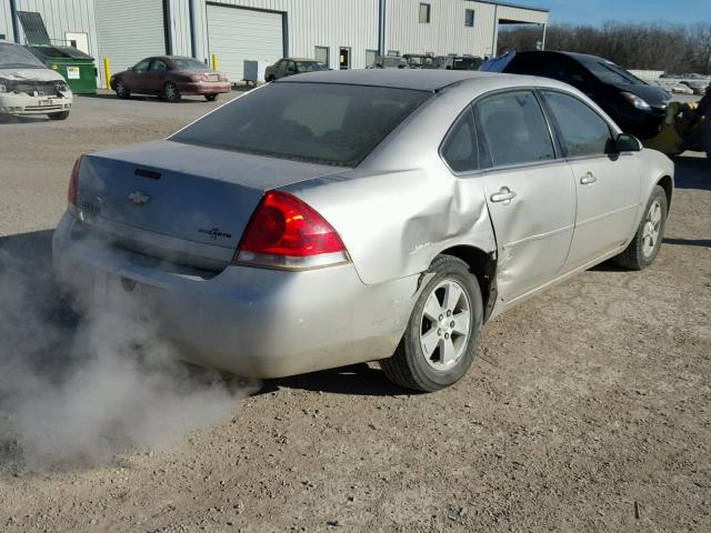 2G1WT58N479238196 - 2007 CHEVROLET IMPALA LT SILVER photo 4