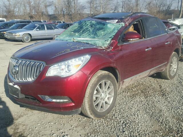 5GAKVBKD1HJ286860 - 2017 BUICK ENCLAVE წითელი ფოტო 2