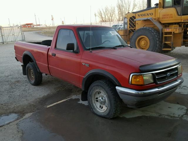 1FTCR11X0VPA81018 - 1997 FORD RANGER RED photo 1