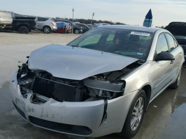 1G2ZG558364107807 - 2006 PONTIAC G6 SE1 SILVER photo 2