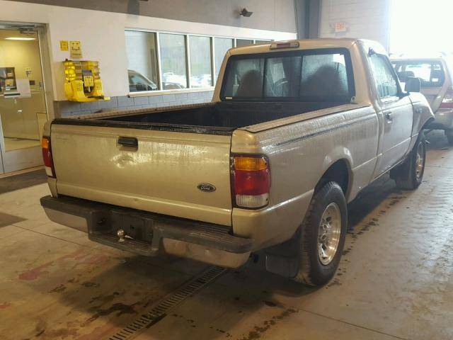 1FTYR10C7XUA00217 - 1999 FORD RANGER GOLD photo 4