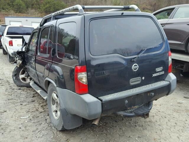 5N1ED28Y14C609601 - 2004 NISSAN XTERRA XE BLACK photo 3