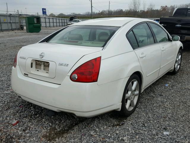 1N4BA41EX4C809913 - 2004 NISSAN MAXIMA SE WHITE photo 4