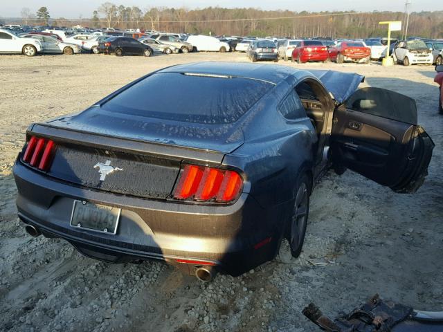 1FA6P8AM7F5312033 - 2015 FORD MUSTANG GRAY photo 4