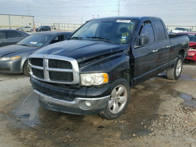 1D7HA18D15J506666 - 2005 DODGE RAM 1500 S BLACK photo 2