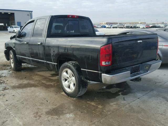 1D7HA18D15J506666 - 2005 DODGE RAM 1500 S BLACK photo 3