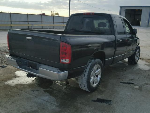 1D7HA18D15J506666 - 2005 DODGE RAM 1500 S BLACK photo 4