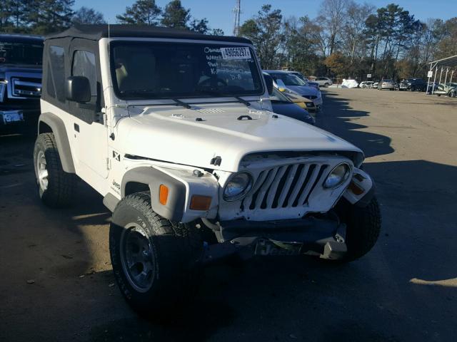 1J4FA39S66P736013 - 2006 JEEP WRANGLER X WHITE photo 1