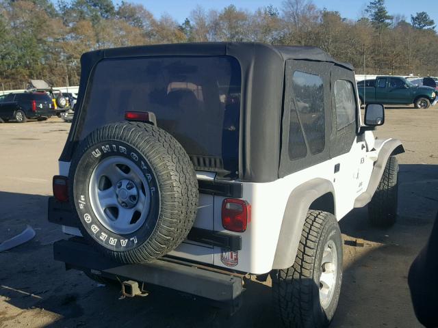 1J4FA39S66P736013 - 2006 JEEP WRANGLER X WHITE photo 4