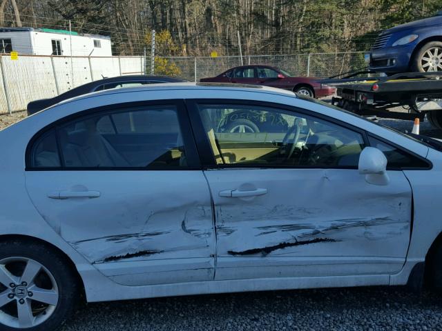 1HGFA16896L094253 - 2006 HONDA CIVIC EX WHITE photo 9