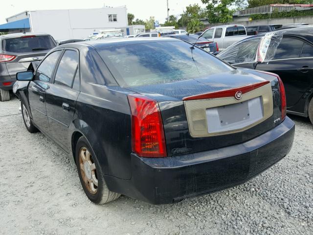 1G6DM57N830145508 - 2003 CADILLAC CTS BLACK photo 3