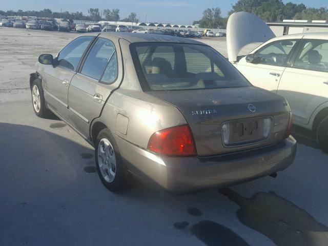 3N1CB51DX4L882991 - 2004 NISSAN SENTRA 1.8 GRAY photo 3