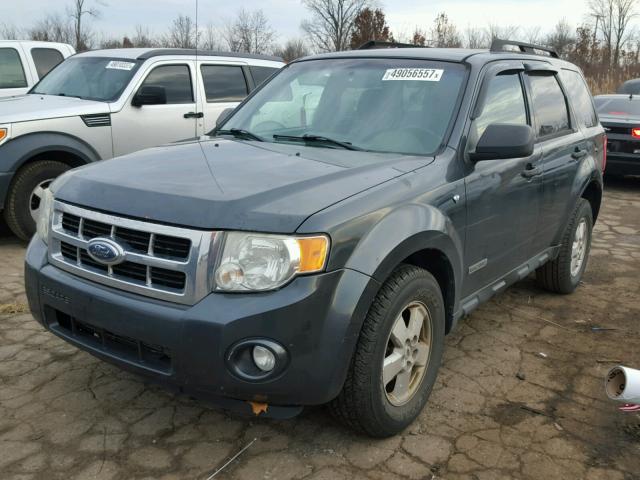 1FMCU93158KA37213 - 2008 FORD ESCAPE XLT GRAY photo 2