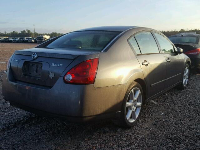 1N4BA41E16C804067 - 2006 NISSAN MAXIMA SE GRAY photo 4