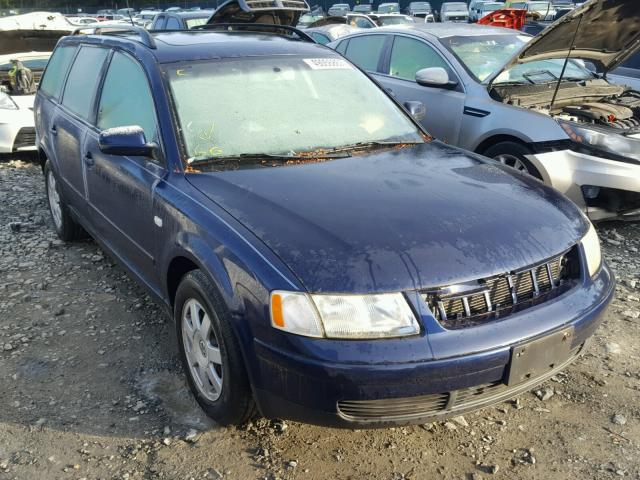 WVWNA23B7YE086031 - 2000 VOLKSWAGEN PASSAT GLS BLUE photo 1