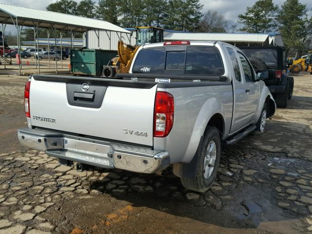 1N6AD0CW2DN738655 - 2013 NISSAN FRONTIER S SILVER photo 4