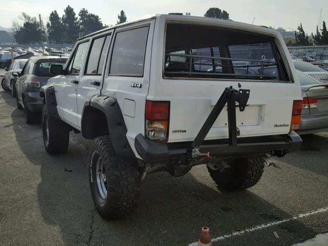 1J4FJ28L1KL548800 - 1989 JEEP CHEROKEE WHITE photo 3